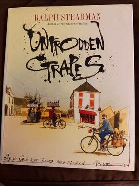Ralph Steadman “Untrodden Grapes” Coffee Table Illustrated Book